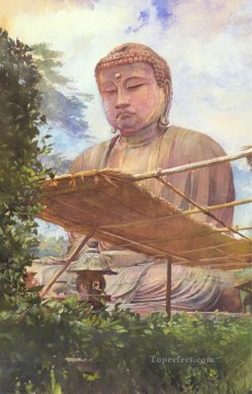仏教徒 Painting - 鎌倉阿弥陀如来大像 ジョン・ラファージ仏教